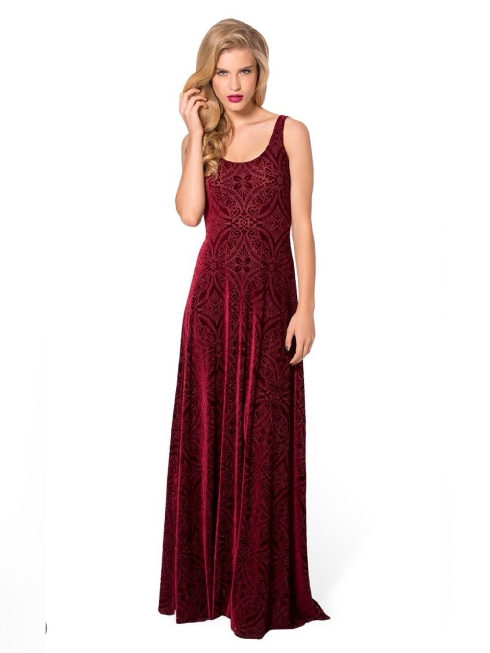 BlackMilk Burned Velvet Maxi Dress - Picture 3 of 3